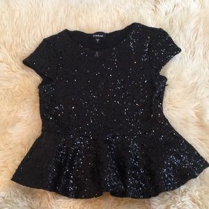 Bebe Sequin Top